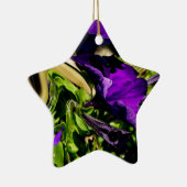 Paarse paniek keramisch ornament (Rechts)