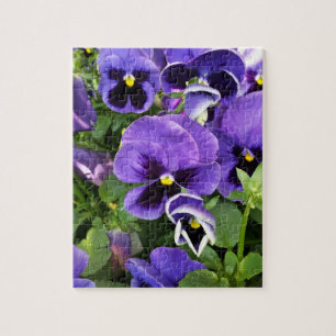 paarse paniekjes legpuzzel