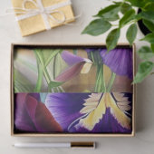 Paarse Pansies - AI ART Tissuepapier (Geschenk)