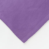 Paarse Pansies Floral Gift Blanket Fleece Deken (Hoek)