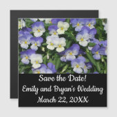 Paarse Pansies Garden Floral (Voorkant / Achterkant)