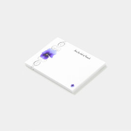 Paarse Pansy Persoonlijke notities Post-it® Notes