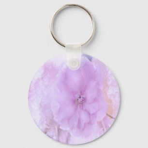 Paarse Pansy Sleutelhanger