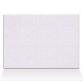 Paarse Pansy Table Seating Card (Binnen Horizontaal (Boven))