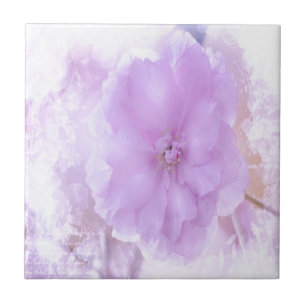 Paarse Pansy Tegeltje
