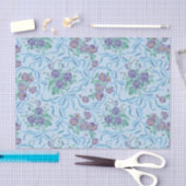 Paarse pantserkonijnen Licht Blauw Tissuepapier (Craft)