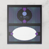 Paarse paraplu & harten .7 (Buitenkant ongevouwen)