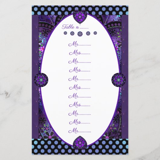 Paarse paraplu & harten .7 (Voorkant)