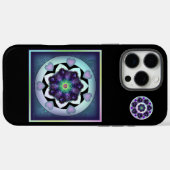 Paarse paraplu & harten .7 Case-Mate iPhone case (Achterkant (horizontaal))