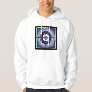 Paarse paraplu & harten .7 hoodie