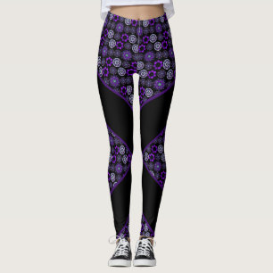 paarse paraplu & harten.7 Leggings