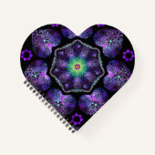 Paarse paraplu & harten .7 notitieboek (Voorkant)
