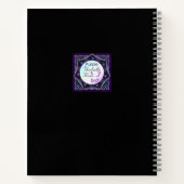 Paarse paraplu & harten .7 notitieboek (Achterkant)