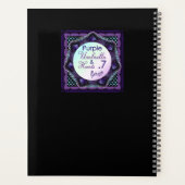 Paarse paraplu & harten .7 planner (Achterkant)