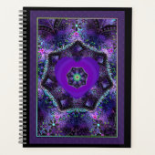 Paarse paraplu & harten .7 planner (Voorkant)