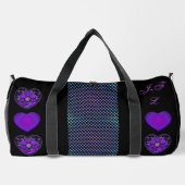 Paarse paraplu & harten .7 plunjezak (Achterkant)