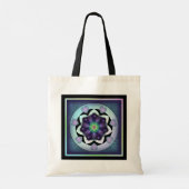 Paarse paraplu & harten .7 tote bag (Achterkant)