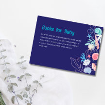 Paarse parel onder het zeeen baby shower Boek