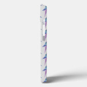 Paarse parrots Case-Mate iPhone case (Achterkant / Links)