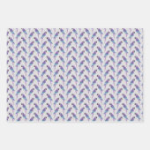 Paarse parrots inpakpapier vel (Voorkant)