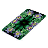 Paarse Pasque Flowers Creëer Uw eigen foto Magneet (Linkerzijde)