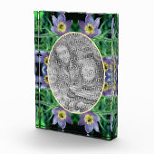 Paarse Pasque Flowers Creëer Uw Eigen Fotoblokken (Rechts)