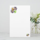 Paarse Passie Briefpapier (Staand voorkant)