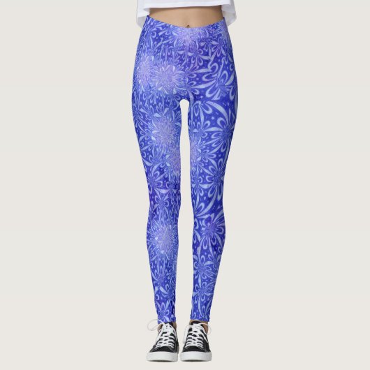 paarse passie leggings (Voorkant)