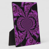 Paarse passie: Rozen van de Royal Romance Fotoplaat (Zijkant)