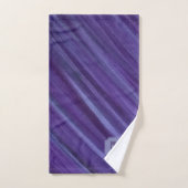 Paarse Passie | Violet Plum Brusbetier Monogram Bad Handdoek (Handdoek)