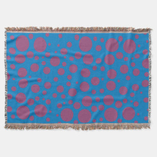 paarse passie voelt blauwe maan kunst duizelig sti deken