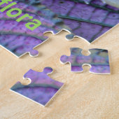 Paarse Passiflora en Perzisch Schildflesje Legpuzzel (Zijkant)