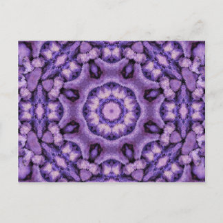 Paarse Passion Kaleidoscope Briefkaart