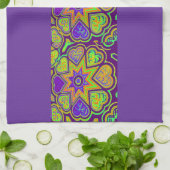 'Paarse Passion' Keukendoek Theedoek (Gevouwen)