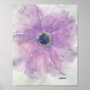Paarse Passion Premium 8 x 10 Canvas Gloss-Poster Poster