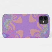 Paarse pasta-kruis Case-Mate iPhone case (Achterkant (horizontaal))