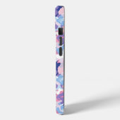 Paarse pastel camouflage Case-Mate iPhone case (Achterkant / Links)