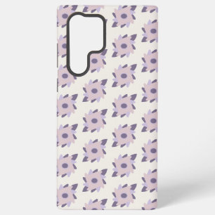 Paarse pastel Decoratieve kleurrijke tegel Samsung Galaxy Hoesje