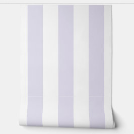 Paarse Pastel Strepen Behang