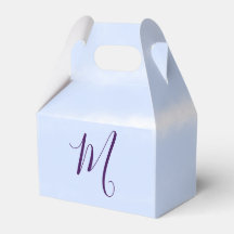 Paarse pastelkleur watercolor monogram naam letter