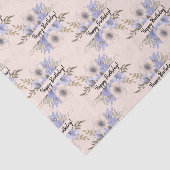 Paarse & Pastelkleurige Rozen Custom Tissuepapier (Detail)