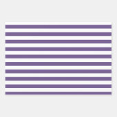 Paarse Patterns Wrapping Paper Sheet Set (Voorkant)