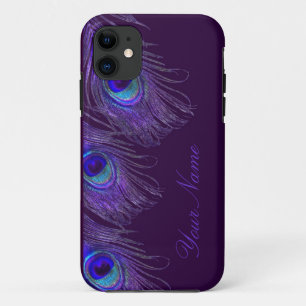 paarse pauw iphone 5 hoesje