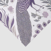 Paarse Pauw Toile Gift Bag Tissuepapier (Detail)