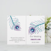 paarse pauw - tweeledig weddenschapsprogramma (Staand voorkant)