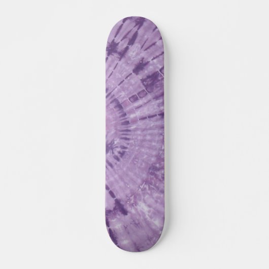 Paarse Peace Tie Dye Skateboard (Voorkant)