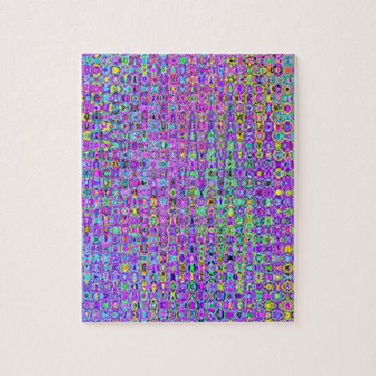 Paarse Peacock Legpuzzel (Verticaal)