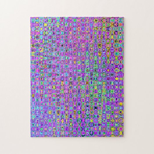 Paarse Peacock Legpuzzel (Verticaal)