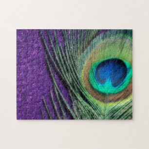 Paarse Peacock Legpuzzel