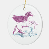 Paarse Pegasus Ornament (Links)
